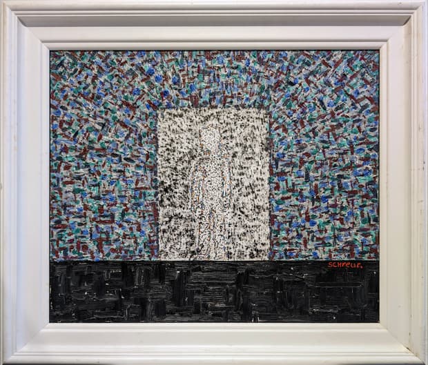 Acrylic on canvas, 77×66cm, Gagliardi Gallery catalogue no. 149