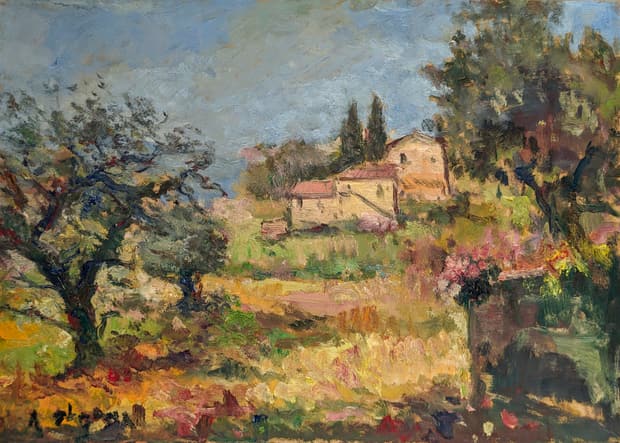 Oil on board, 70×50cm, Gagliardi Gallery catalogue no. 198