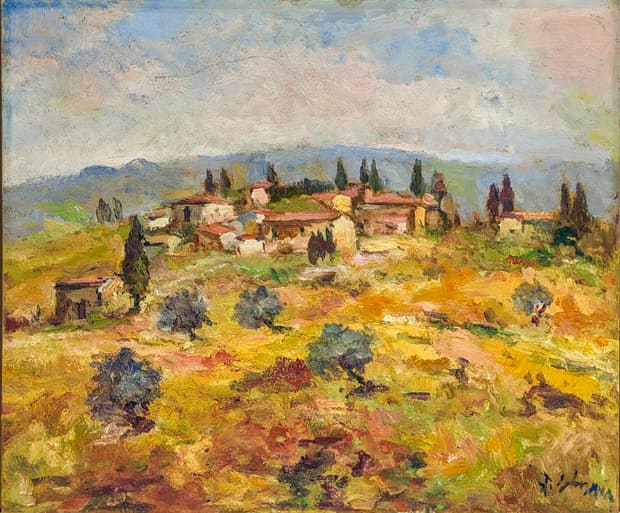 Oil on board, 61×51cm, Gagliardi Gallery catalogue no. 217