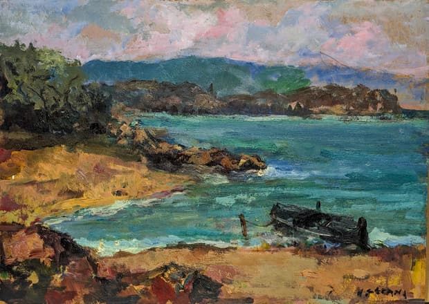 Oil on board, 70×50cm, Gagliardi Gallery catalogue no. 225
