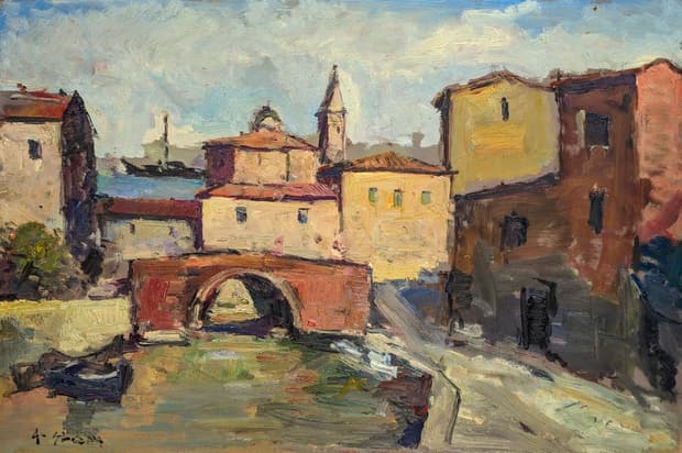Oil on board, 91×61cm, Gagliardi Gallery catalogue no. 231