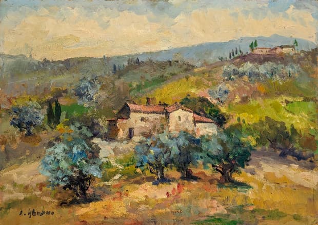 Oil on board, 70×50cm, Gagliardi Gallery catalogue no. 244