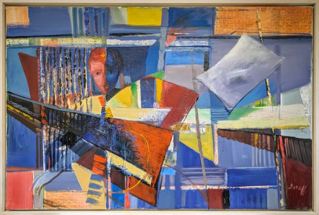 Oil on canvas, 156×106cm, Gagliardi Gallery catalogue no. 285