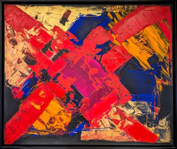 Acrylic on canvas, 126×107cm, Gagliardi Gallery catalogue no. 286