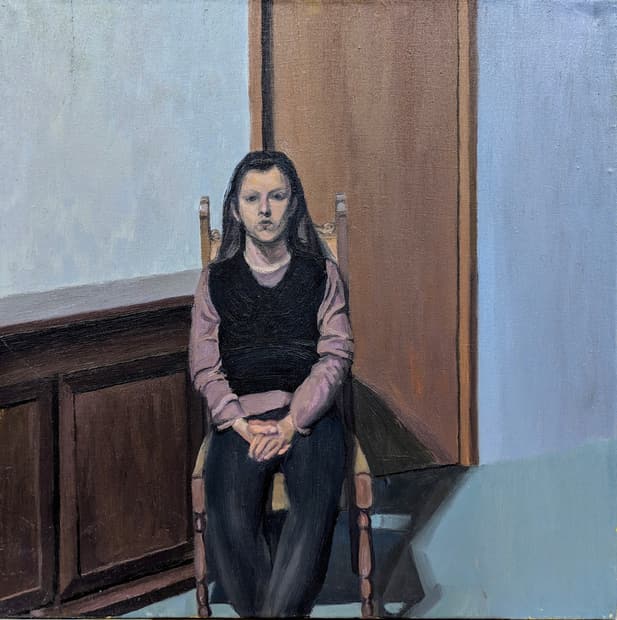 Oil on canvas, 45×45cm, Gagliardi Gallery catalogue no. 359