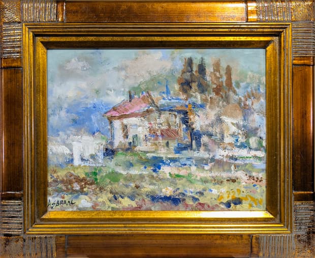 Oil on board, 56×46cm, Gagliardi Gallery catalogue no. 360