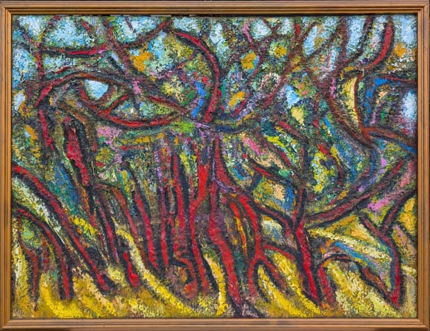 Mixed media on canvas, 86×66cm, Gagliardi Gallery catalogue no. 494