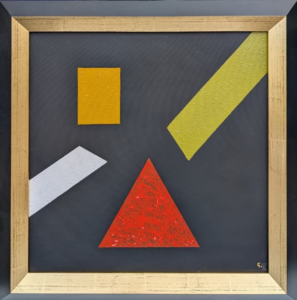 Acrylic on canvas, 49×49cm, Gagliardi Gallery catalogue no. 507