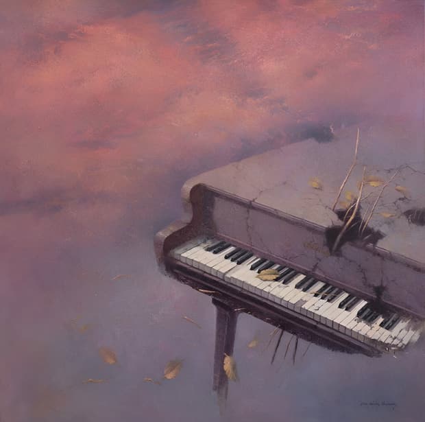 Oil on canvas, 130×130cm, Gagliardi Gallery catalogue no. 589