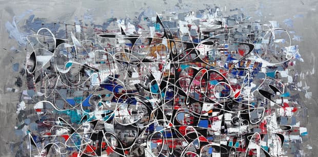 Acrylic on canvas, 211×106cm, Gagliardi Gallery catalogue no. 632