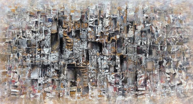 Acrylic on canvas, 181×97cm, Gagliardi Gallery catalogue no. 634a