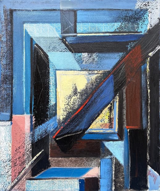 Acrylic on canvas, 61×71cm, Gagliardi Gallery catalogue no. 637