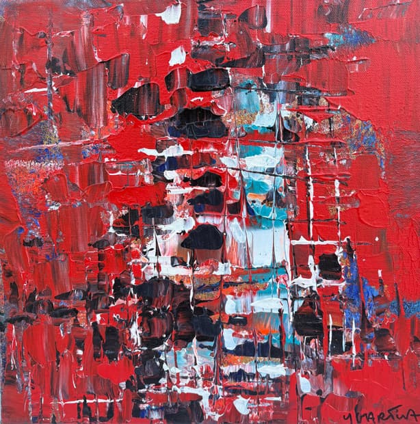 Acrylic on canvas, 30×30cm, Gagliardi Gallery catalogue no. 644
