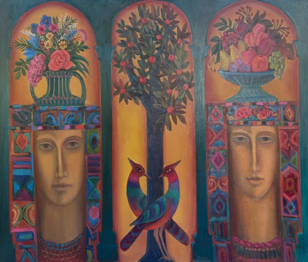 Oil on canvas, 121×91cm, Gagliardi Gallery catalogue no. 669