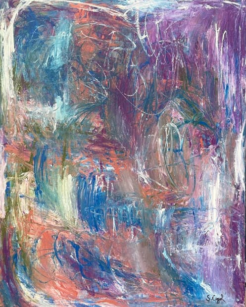 Acrylic on canvas, 120×100cm, Gagliardi Gallery catalogue no. 675
