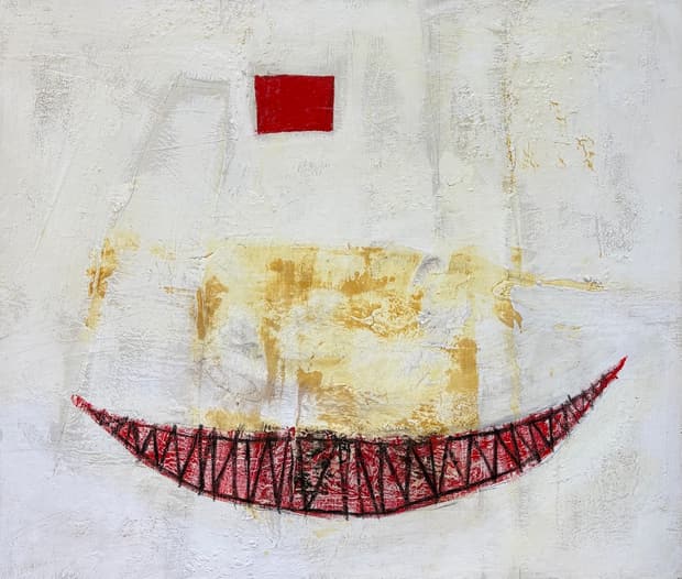 Mixed media on canvas, 120×100cm, Gagliardi Gallery catalogue no. 693