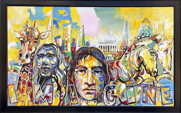 Acrylic on canvas, 162×104cm, Gagliardi Gallery catalogue no. 752