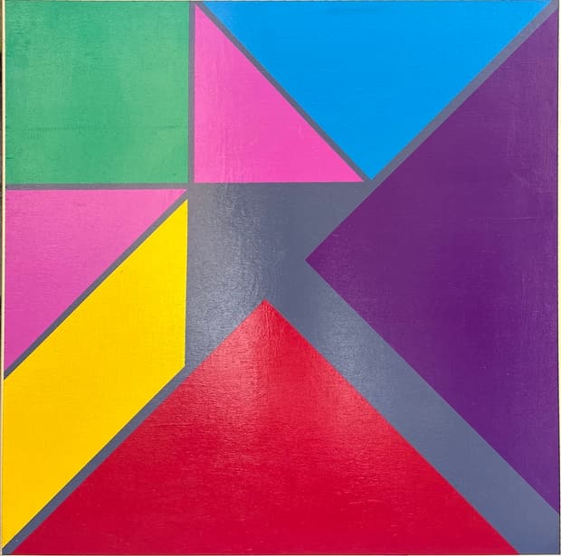 Oil on canvas, 123×123cm, Gagliardi Gallery catalogue no. 756