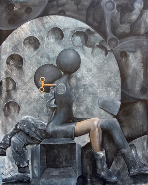 Acrylic on canvas, 80×110cm, Gagliardi Gallery catalogue no. 782