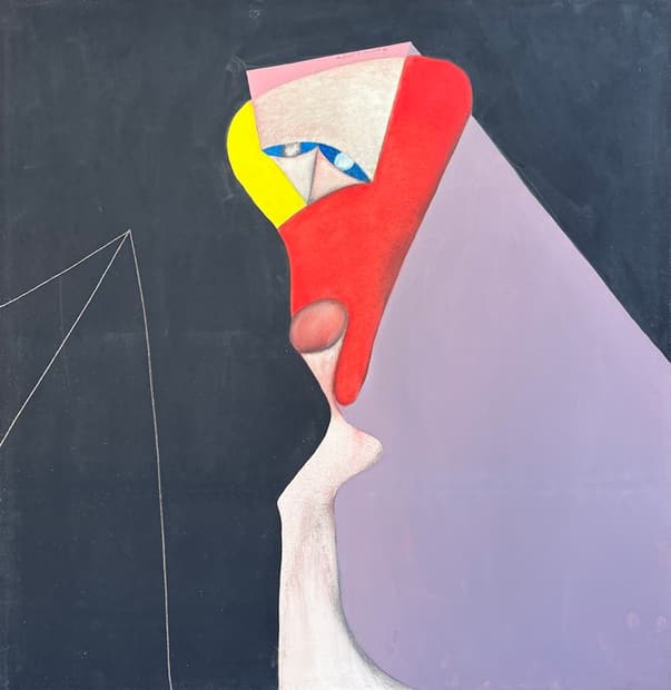Oil on canvas, 100×100cm, Gagliardi Gallery catalogue no. 801