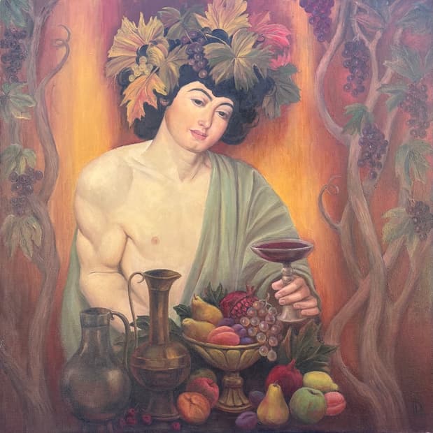 Oil on canvas, 100×100cm, Gagliardi Gallery catalogue no. 809