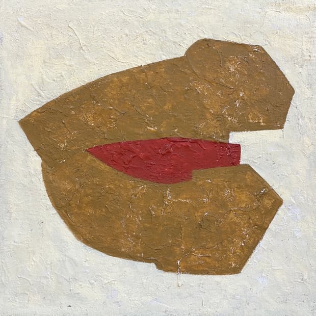 Mixed media on canvas, 101×101cm, Gagliardi Gallery catalogue no. 827