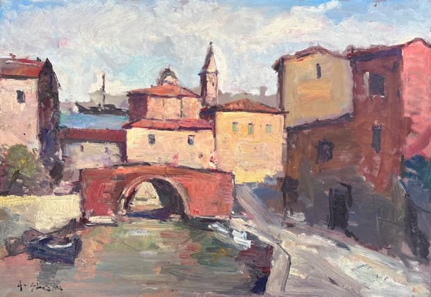 Oil on board, 92×61cm, Gagliardi Gallery catalogue no. 829