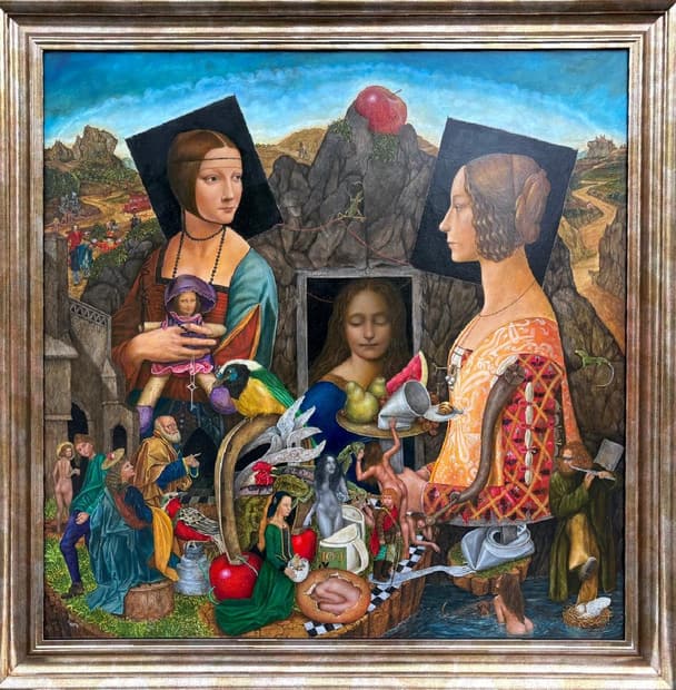 Oil on canvas, 103×104cm, Gagliardi Gallery catalogue no. 904