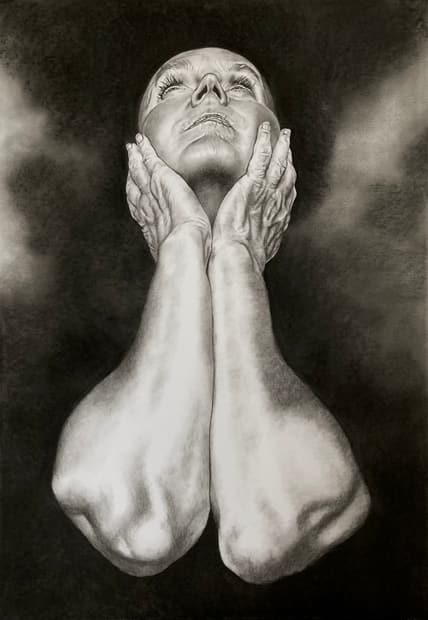 Charcoal, 55×80cm, Gagliardi Gallery catalogue no. 920