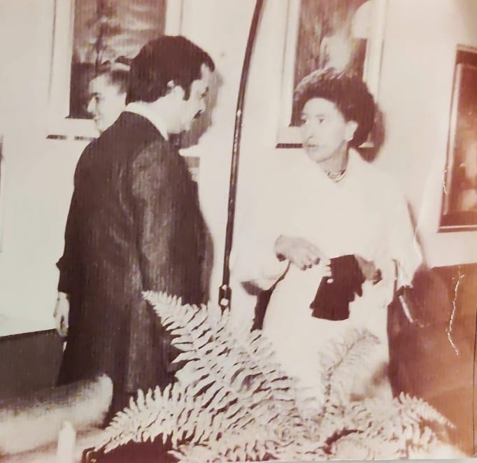 HRH Princess Margaret with Roberto Gagliardi