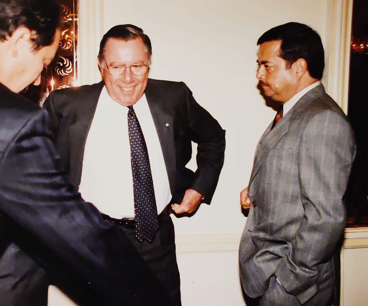 Sergio Pininfarina with Roberto Gagliardi